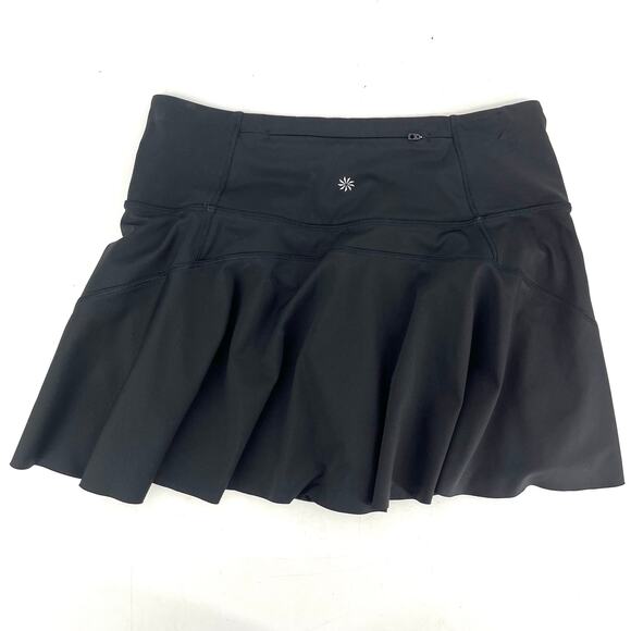 Athleta Women's Black Ace Skort Tennis Skirt Pockets Short (small) - Picture 2 of 8